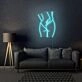 Sexy Woman Butt Aesthetic Neon Bold and Beautiful