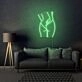 Sexy Woman Butt Aesthetic Neon Bold and Beautiful