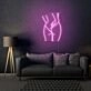 Sexy Woman Butt Aesthetic Neon Bold and Beautiful