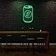 Beer Can Neon A Toast to Casual Drinks