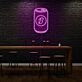 Beer Can Neon A Toast to Casual Drinks