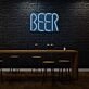 Beer Neon Lettering Celebrating the Brew Life