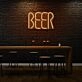 Beer Neon Lettering Celebrating the Brew Life