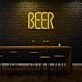 Beer Neon Lettering Celebrating the Brew Life