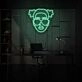 Girl with Heart Glasses Neon Love at First Sight