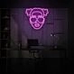 Girl with Heart Glasses Neon Love at First Sight