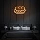 Sandwich Neon Hearty Comfort Food in Light