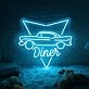 Customize Road Diner Neon Classic Americana on the Highway