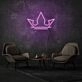 Royal Crown Neon Elegance and Regal Charm
