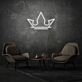 Royal Crown Neon Elegance and Regal Charm