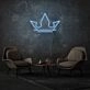 Royal Crown Neon Elegance and Regal Charm
