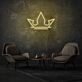 Royal Crown Neon Elegance and Regal Charm