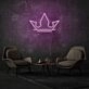 Royal Crown Neon Elegance and Regal Charm