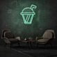 Cup with Straw Neon Casual Sipping in Style