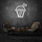 Cup with Straw Neon Casual Sipping in Style