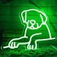 Cute Dog  Neon Sign