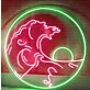 Sea Sun Waves Neon Sign