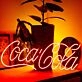 CocaCola Neon Classic Refreshment in Luminous Red