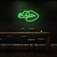 Smoking Lips Neon Seductive Glow with an Edge