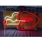 Smoking Lips Neon Seductive Glow with an Edge