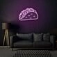 Taco Neon Light Spicy Flavors and Fun