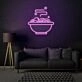 Diner Dirty Dishes Neon Realistic Touch of Americana