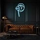 Woman Lips Neon Sign Sensual Beauty Illuminated