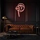 Woman Lips Neon Sign Sensual Beauty Illuminated
