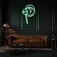 Woman Lips Neon Sign Sensual Beauty Illuminated