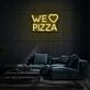 Customize We Love Pizza Neon Universal Adoration of Pizza