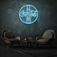 Customize Round CocaCola Neon Iconic Beverage Brand