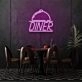 Customize Diner Neon Lettering Classic American Diner Feel