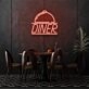 Customize Diner Neon Lettering Classic American Diner Feel