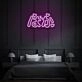 Japanese Writing Neon Artistic Script and Elegance