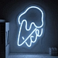 Ice Cream with Neon Sweet Treats and Delight