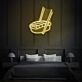 Sushi Neon Delicacies in Radiant Light