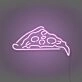 Pizza Slice Neon Celebrating a Slice of Joy
