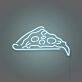 Pizza Slice Neon Celebrating a Slice of Joy