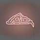 Pizza Slice Neon Celebrating a Slice of Joy