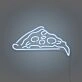 Pizza Slice Neon Celebrating a Slice of Joy