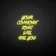 Your comfort zone will kill you neon sign