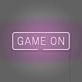 Game On Neon Ready for Challenge and Play