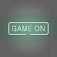 Game On Neon Ready for Challenge and Play
