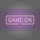 Game On Neon Ready for Challenge and Play