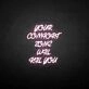 Your comfort zone will kill you neon sign