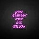 Your comfort zone will kill you neon sign