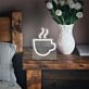Hot Drink Neon Cozy Comfort in a Warm Glow