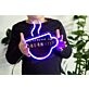 Hot Drink Neon Cozy Comfort in a Warm Glow