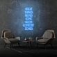 Great Things Never Come From Comfort Zones Neon Sign Pushing Boundaries and Growth