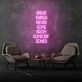 Great Things Never Come From Comfort Zones Neon Sign Pushing Boundaries and Growth